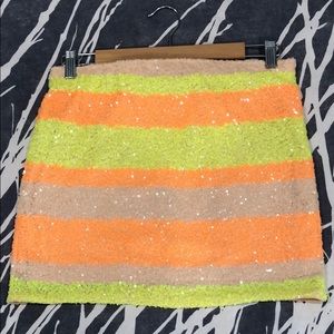 Mini Sequin Skirt
